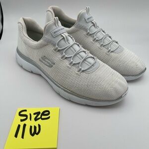 Skechers Women's White Athletic Shoes